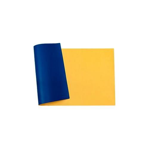 Exacompta Schreibunterlage BeeBlue, PU-Kunstleder, flexibel & rutschfest, abwischbar, B 400 x T 800 mm, safran/türkis