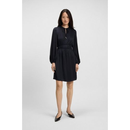 BOSS ORANGE Satinkleid »DECLY Premium Damenmode«, mit Raffungen