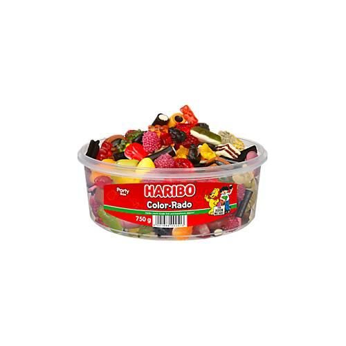 Haribo Color-Rado Party Box, Inhalt 750 g, in Dose