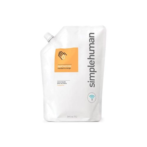 Simplehuman 1L Flüssigseife Nachfüllpackung, Mandarinenorange