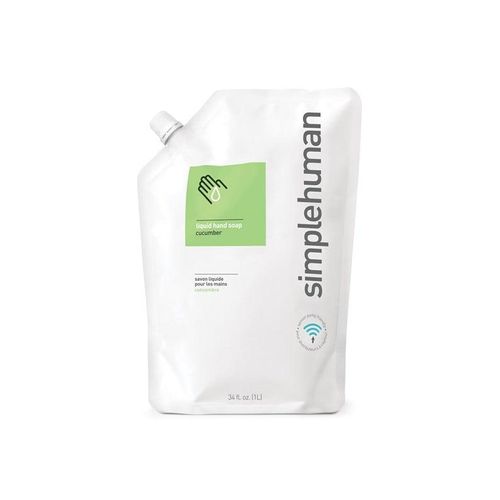 Simplehuman 1L Flüssigseife Nachfüllpackung, Gurke