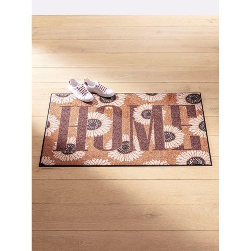 Fußmatte SALONLOEWE Gr. 3, braun (braun, gemustert), B:75cm H:7mm L:120cm, Polyamid, Kunstfaser, Teppiche