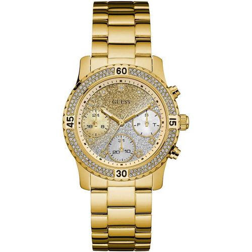 Guess W0774L5 Konfetti Armbanduhr-Gold