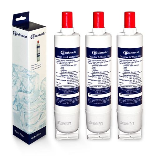 3x SBS003 original Bauknecht Wasserfilter für Bauknecht Kühlschrank