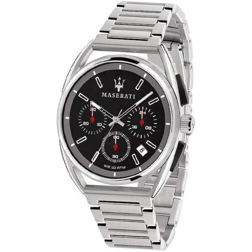 MASERATI Uhr WATCH TRIMARANO - Silber - Schwarz - Silber/ 41 mm, R8873632003