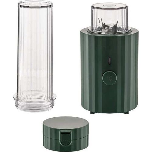 Alessi Smoothie Blender Plissee – Grün – 380 W – von Michele De Lucchi – MDL17 GR