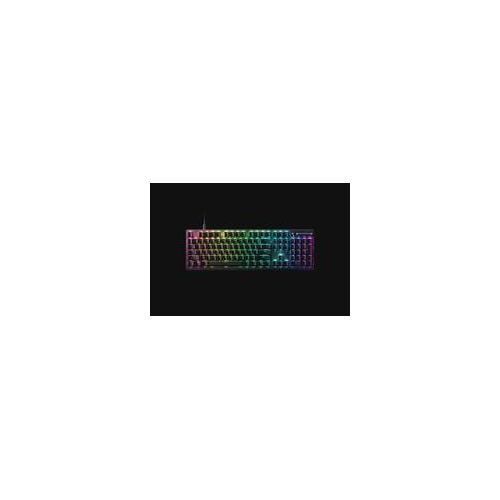 Razer Gaming-Tastatur Deathstalker V2 RGB-LED-Beleuchtung, USA, verkabelt, Schwarz, optische Schalter (linear), Ziffernblock (RZ03-04500100-R3M1)