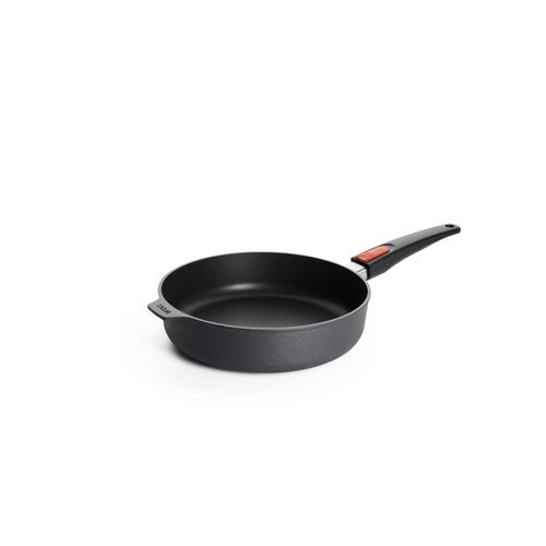 Woll 'Diamond Lite Guss-Hochrandpfanne, D26cm, 7cm Hoch, abnehmbarer Stiel'