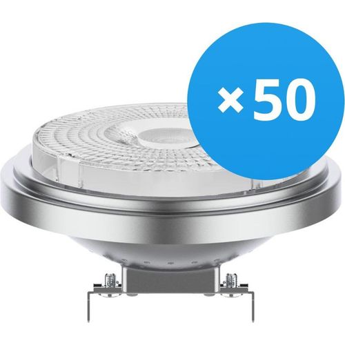 Mehrfachpackung 50x Noxion LED Spot G53 AR111 7.2W 450lm 40D - 918-927 Dim To Warm | Höchste Farbwiedergabe - Dimmbar - Ersatz Für 50W
