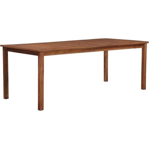 Gartentisch 200x100x74 cm Massivholz Akazie