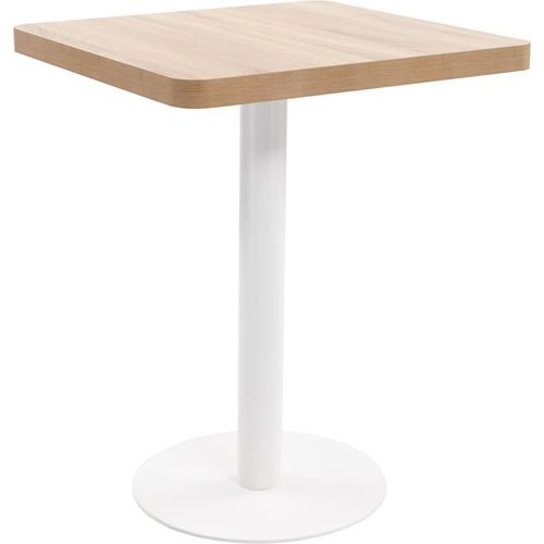 Bistrotisch Hellbraun 60x60 cm MDF