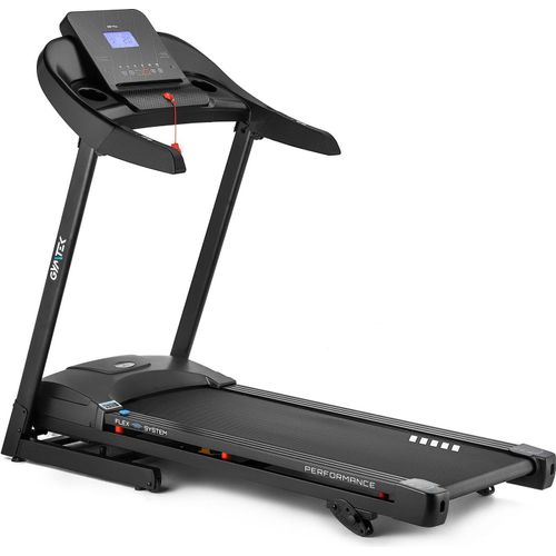 Gymtek® Laufband für Zuhause, Walking Pad, Treadmill - bis 140 kg, 16 km/h - Klappbar, 12 Trainingsprogramme, LCD-Display - Fitness, Home Gym