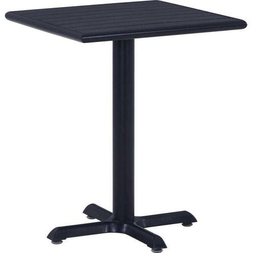 Gartentisch Schwarz 60x60x75 cm