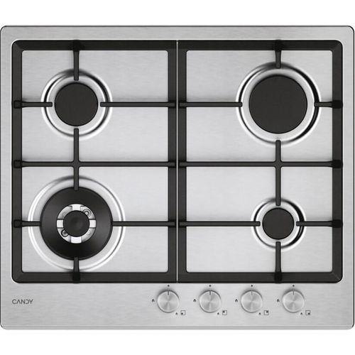 Candy Modern CHG6BF4WTX Edelstahl Integriertes 60 cm Kochfeld de Gas 4 Zone(n)