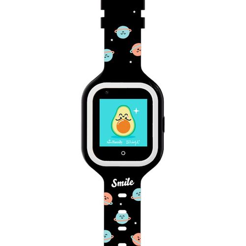 Iconic Plus 4G Kinder Smartwatch Schwarz mit Mr. Wonderful Armband – Stilvolle Sicherheit für Ihr Kind