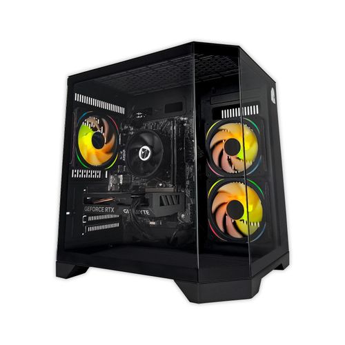 Nitropc Gaming PC Avanzado Silver - AMD Ryzen 5 5500, NVIDIA GeForce RTX 3050 6GB, RAM 16GB, M.2 1TB NVMe