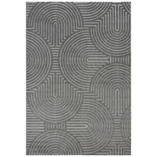 Novel Outdoorteppich Berlin , Grau , Textil , Boho , rechteckig , 60x110 cm , für Fußbodenheizung geeignet, schmutzabweisend, Hausstauballergiker