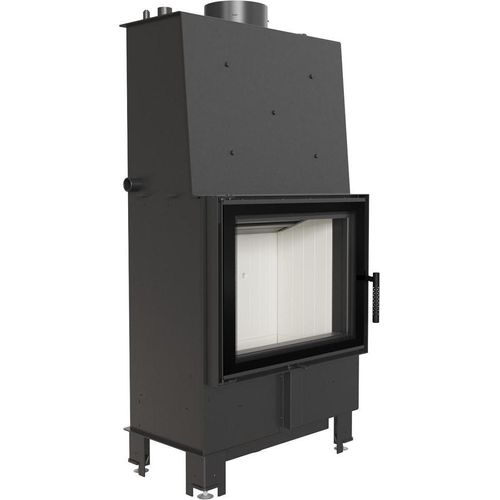 Kamin mit Wassermantel KRATKI LUCY 12kW Ø200 Montageset mit Schließung