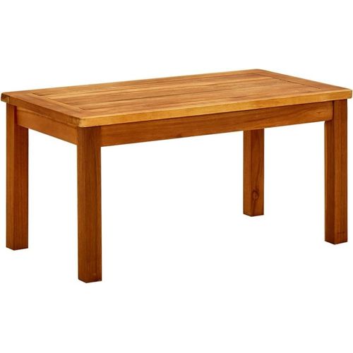 Garten-Couchtisch 70x40x36 cm Massivholz Akazie