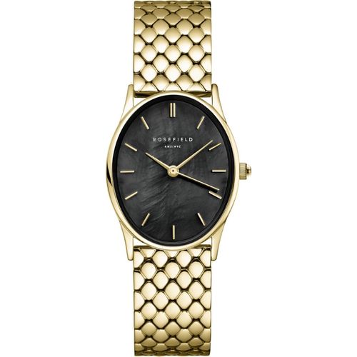 Rosefield OBGSG-OV14 - Das Oval Schwarz - Uhr