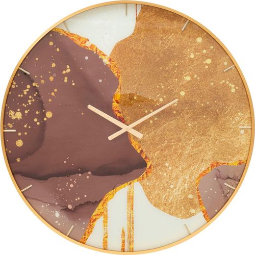 Wanduhr Glody 5 x 80 x 5 cm MDF Metall Glas Mehrfarbig