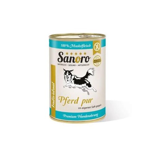 Sanoro Pures Muskelfleisch vom Pferd 12x400g