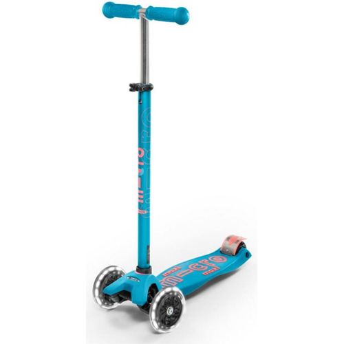 Micro Kinder Scooter Maxi Deluxe LED , Aqua