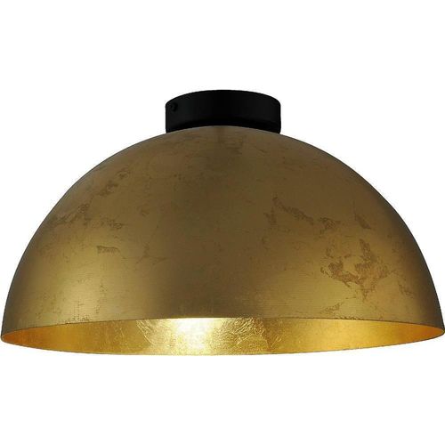 masterlight Deckenleuchte Larino G&S 1-flammig Stahl Blattgold Ø30cm