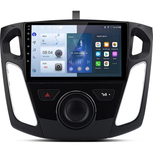 Einbau-Navigationsgeräte 9''carplay navi Autoradio 1+32G Für Ford Focus mk3 III 2011-2019 GPS Wifi DAB+USB Android