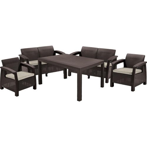 Gartenset KETER Corfu II Fiesta - Braun/Hafer