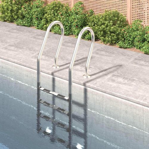 Möbel Pool-Leiter 54x38x184,5 cm Edelstahl 304 - Poolzubehör 93456