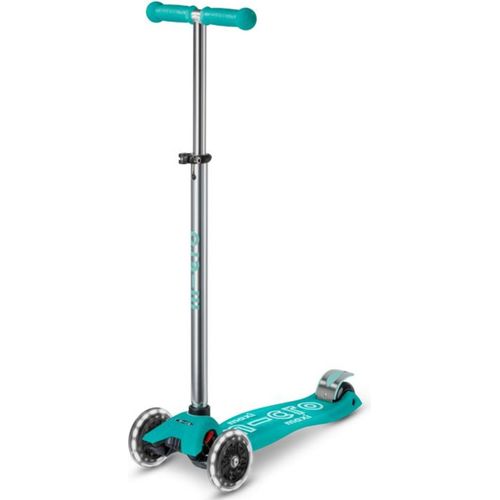 Micro Scooter Maxi Micro Deluxe glow LED jelly green