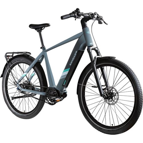 Zündapp X850 Trekking E Bike 28 Zoll Pedelec 165-185 cm Trekking Fahrrad Riemenantrieb Elektrofahrrad 550Wh 7 Gang basaltgrau