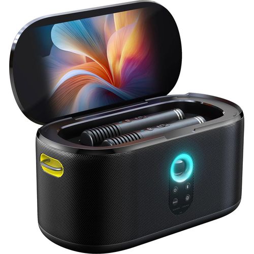 LENCO Ikarao Shell S1 Partylautsprecher, Farbe:Schwarz