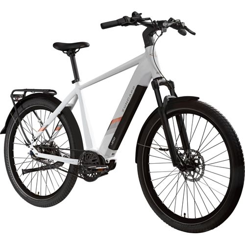 Zündapp X850 Trekking E Bike 27,5 Zoll Pedelec 165-185 cm Trekking Fahrrad Riemenantrieb Elektrofahrrad 550Wh 7 Gang weiß