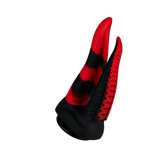 Verspielter Tentakel-Doppeldildo mit Saugfuß, 24,5 cm