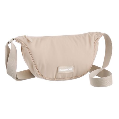 Umhängetasche KANGAROOS, Damen, Gr. B/H/T: 30cm x 16cm x 9cm, beige, Nylon, Taschen, Schultertasche Bauchtasche