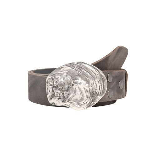 Ledergürtel, Damen, Gr. 110, grau, RETTUNGSRING BY SHOWROOM 019, Gürtel