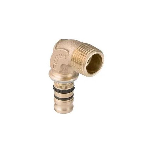 Geberit Mepla Übergangsbogen 90 Grad mit Außengewinde, CC499K, d 16mm, R 1/2" 601252005