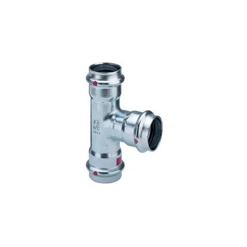 Viega T-Stück mit SC Prestabo 1118 in 18x15x18mm Stahl verzinkt 558680