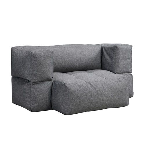 HOME DELUXE Outdoor Sitzsack HEAVEN - Anthrazit - 76 x 152 x 100 cm | Gartensofa, Outdoor Lounge, Sitz-Garnitur, Couch