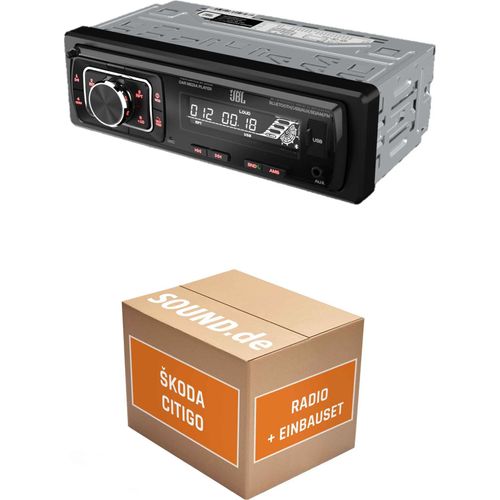 Autoradio Einbaupaket JBL Celebrity 150 passend für Skoda Citigo + Facelift | Bluetooth USB