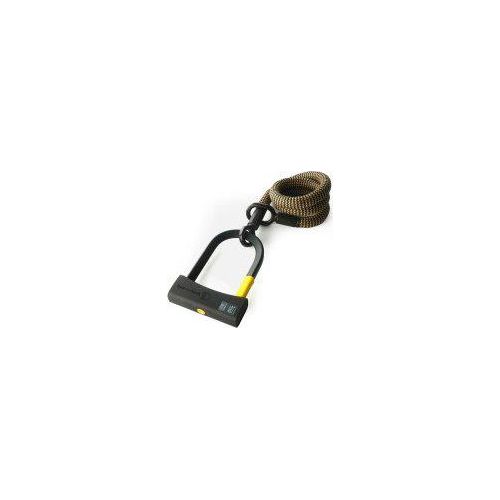 tex-lock eyelet Textilschloss mit Ösen inkl. D-lock Bundle Bügelschloss wild hemp 120 cm