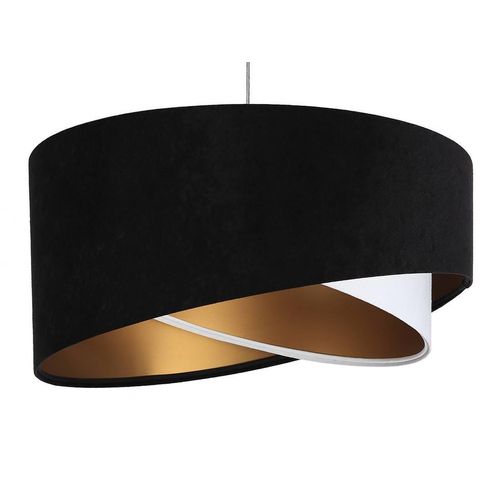 Hängeleuchte Galaxy schwarz, weiß, gold 1 x E27 Ø 50cm H:105cm dimmbar