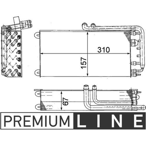 Verdampfer Klimaanlage MAHLE für PORSCHE 911