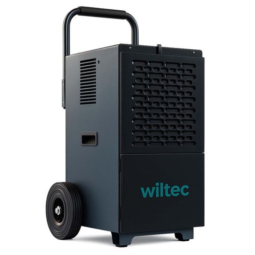 Wiltec Bautrockner bis 50 l/Tag, Luftentfeuchter 650 W, Raumentfeuchter mit 7 l Tank, Raumtrockner mit 24h Timer, Entfeuchter für Wasserschaden