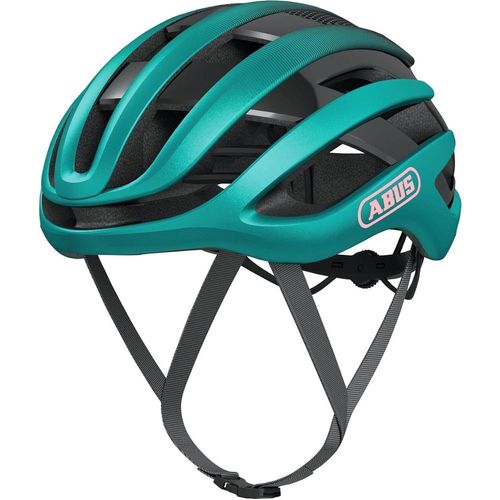 ABUS Rennradhelm AirBreaker High-End Fahrradhelm Grün Glänzend M Radsport Jug