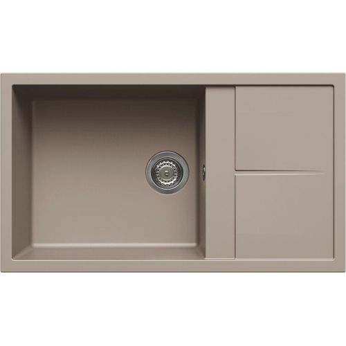 Granitspüle mit Abtropffläche Elleci UNICO 410 G43