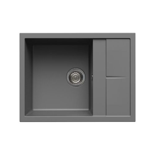 Granitspüle mit Abtropffläche Elleci UNICO 125 G48
