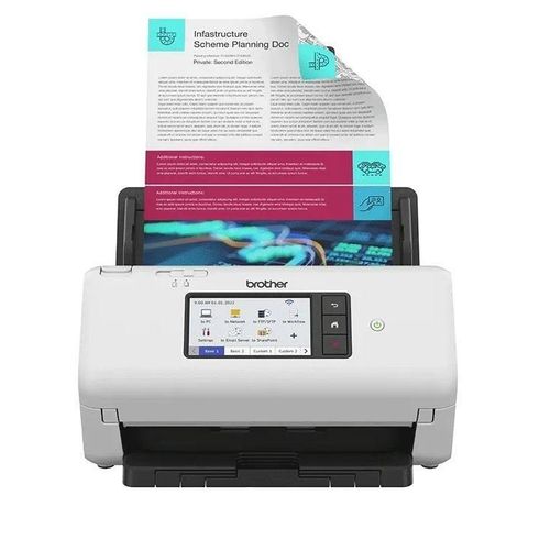 Brother ADS-4700W, 215,9 x 355,6 mm, 600 x 600 DPI, 1200 x 1200 DPI, 48 Bit, 24 Bit, 8 Bit